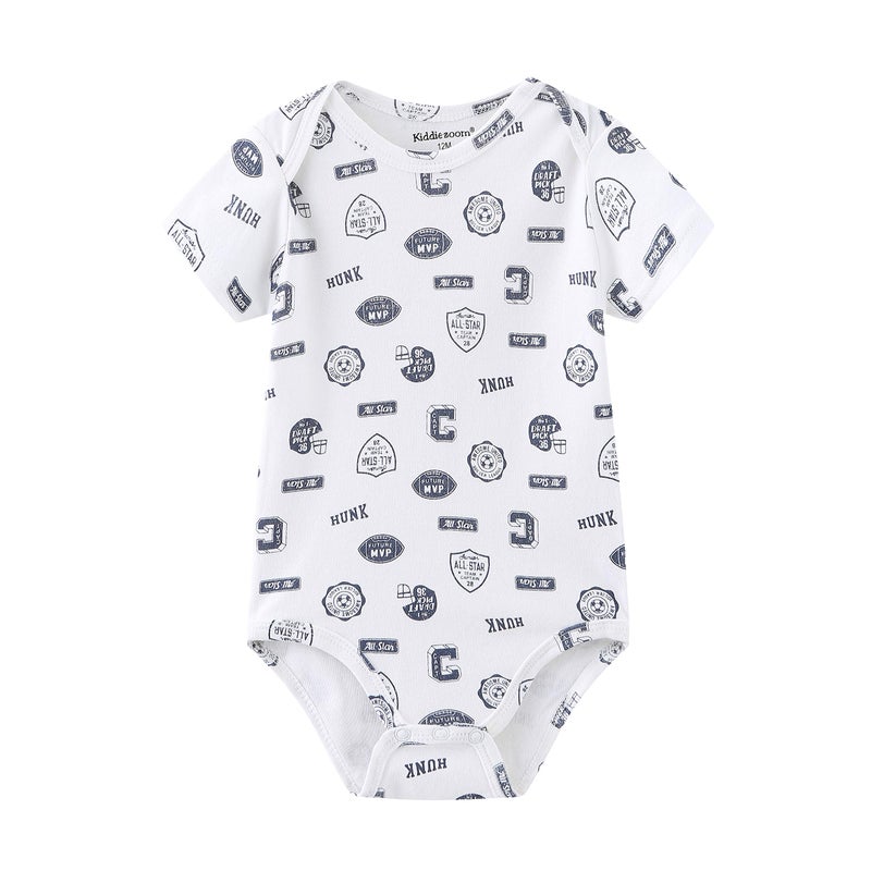 Kiddiezoom Baby Layette Set Baby Boys' 9-Piece Bodysuits Pants Set Toddler Girl Boy Unisex Baby Gift Sets - Image 4